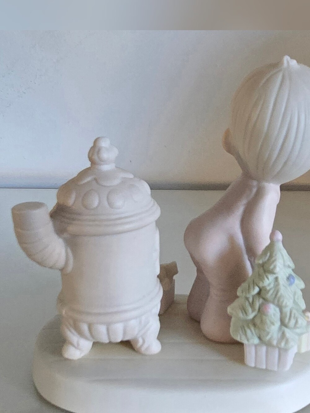 Precious Moments May Your Christmas Be Warm Porcelain Figurine W/ Box E2348 - Picture 6 of 7